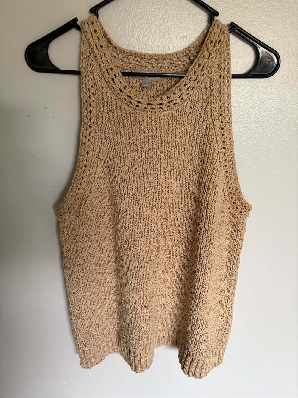J Crew Montauk crochet tank top